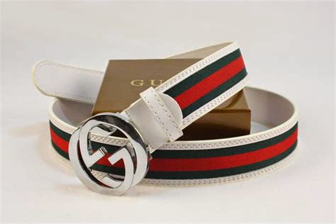 white fake gucci belt